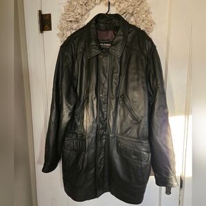 Vintage Wilson's The Leather Experts Leather Coat Sz 2XLT